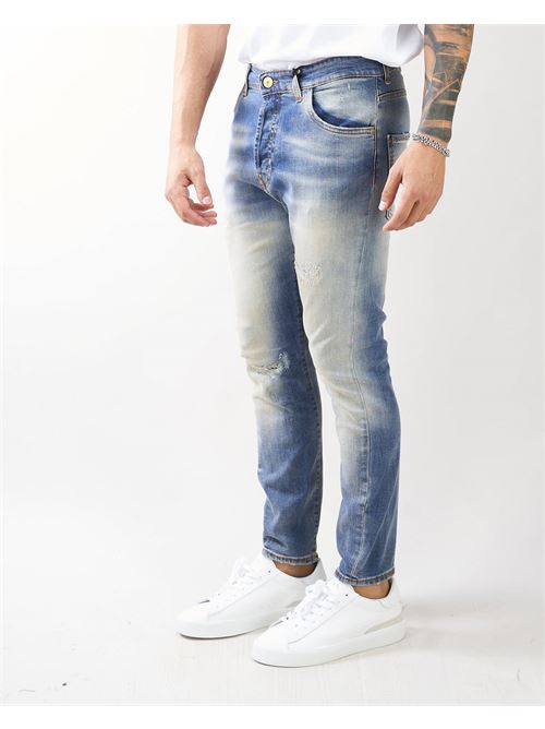 Five pockets jeans with breaks Yes London YES LONDON | Jeans | XJ309947